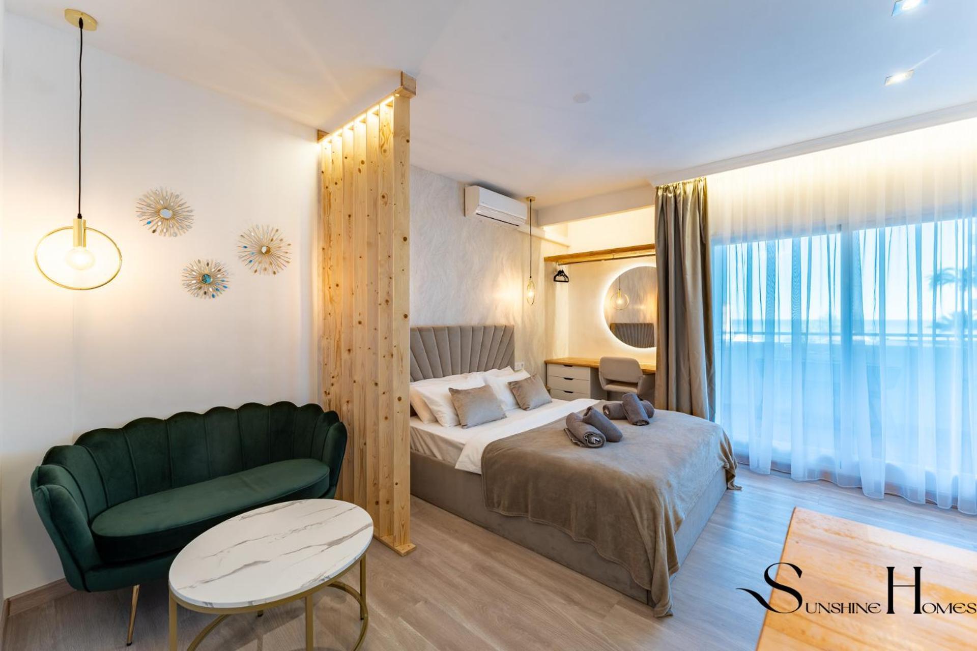 Seaview Beachfront Studio With Aqua Park & Balcony Benalmádena Exterior foto